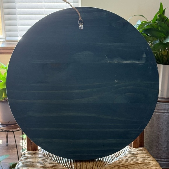 Round Wooden Door Sign Welcome(ish) - Picture 3 of 4